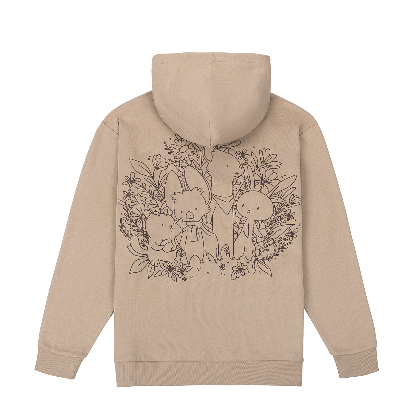 Natural Habitat Line Art Hoodie
