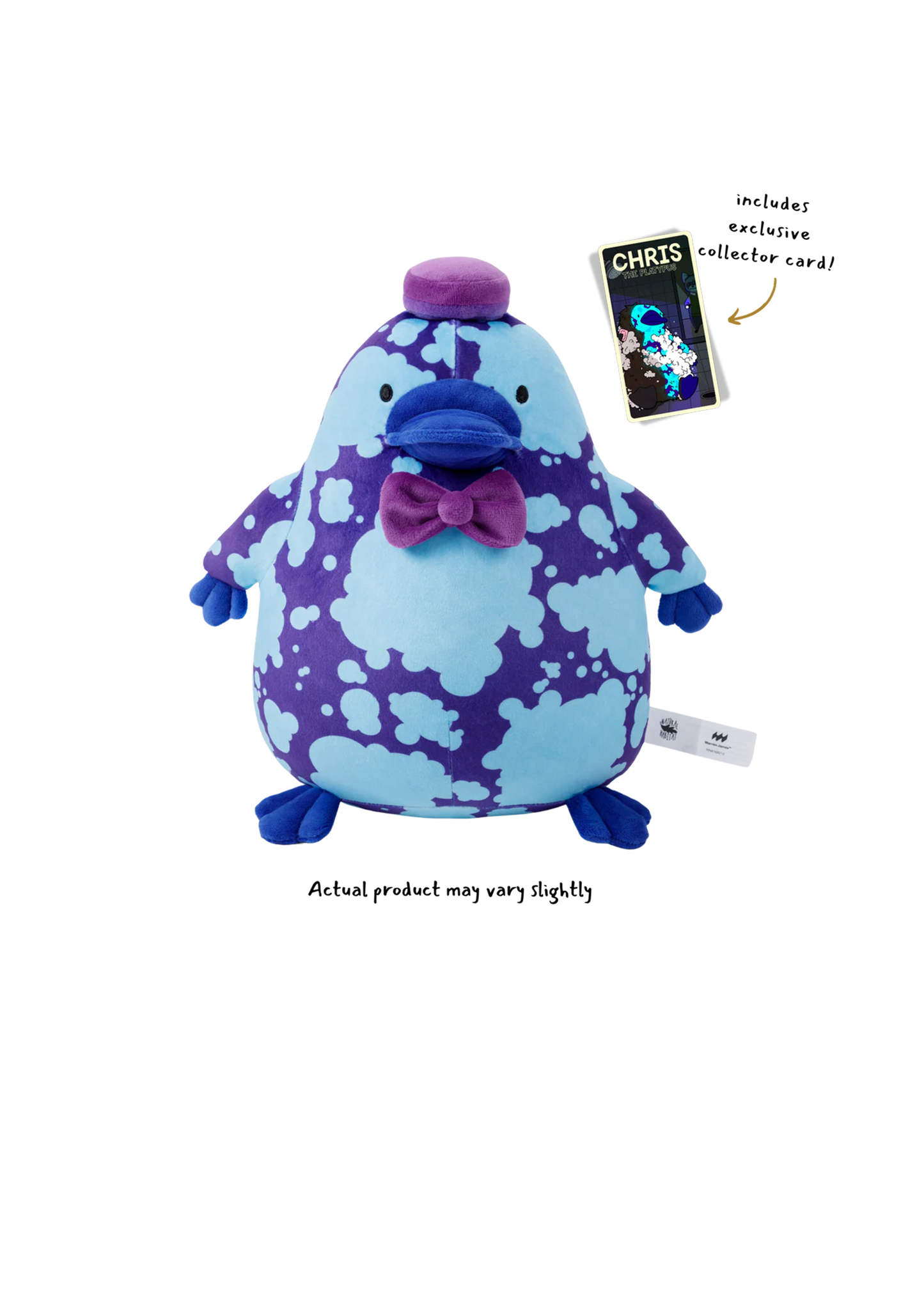 Chris the Platypus Plush - Glows-in-the-dark!
