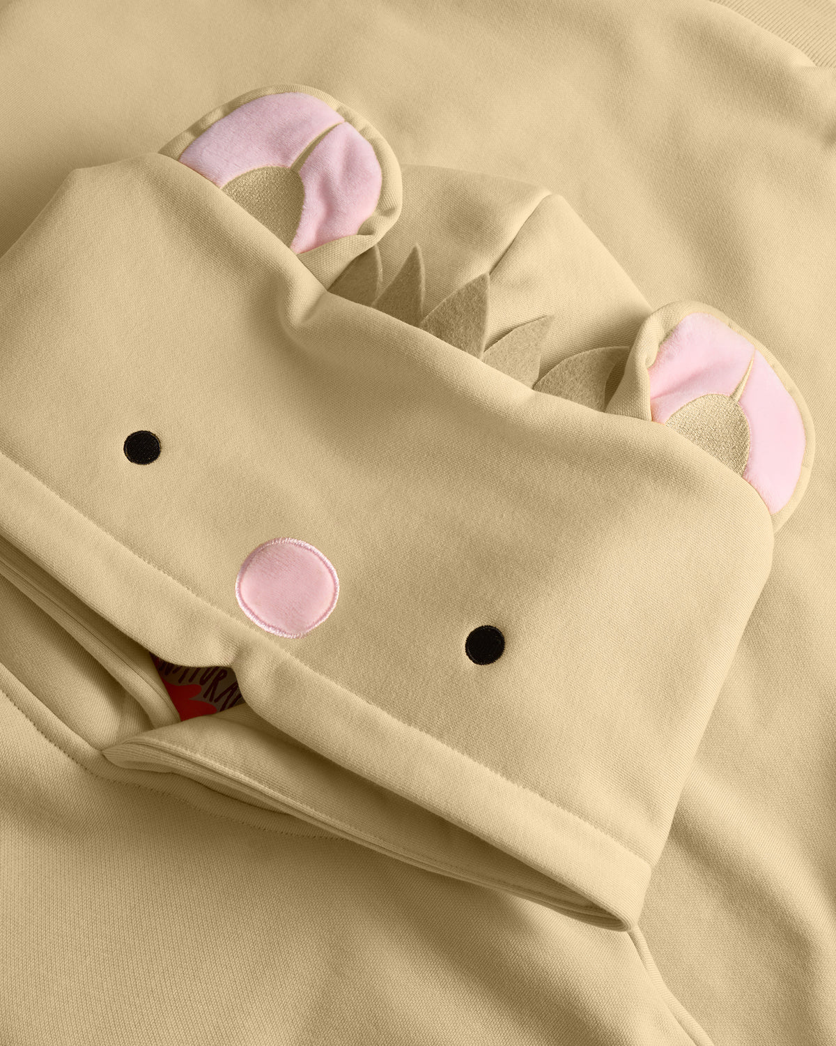 Lisa Character Hoodie - Beige