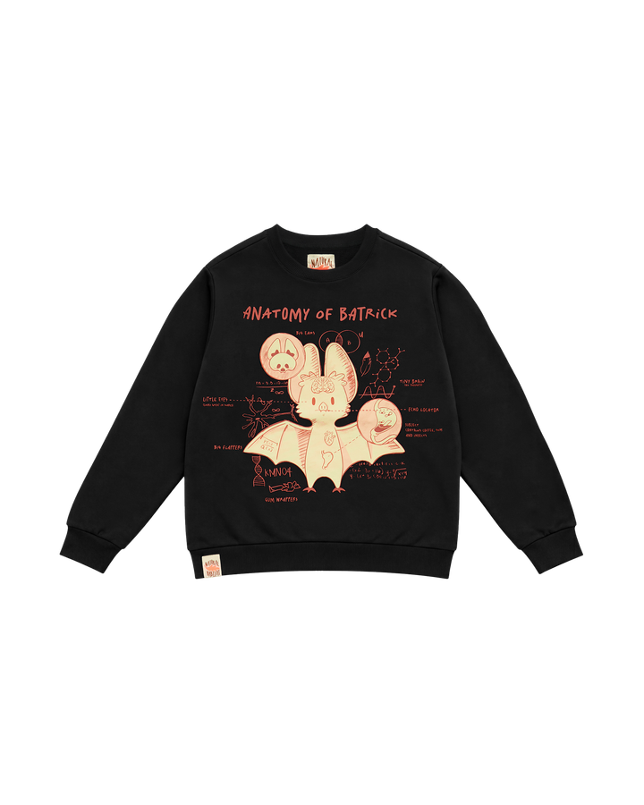 Baby Batrick Crewneck - Black