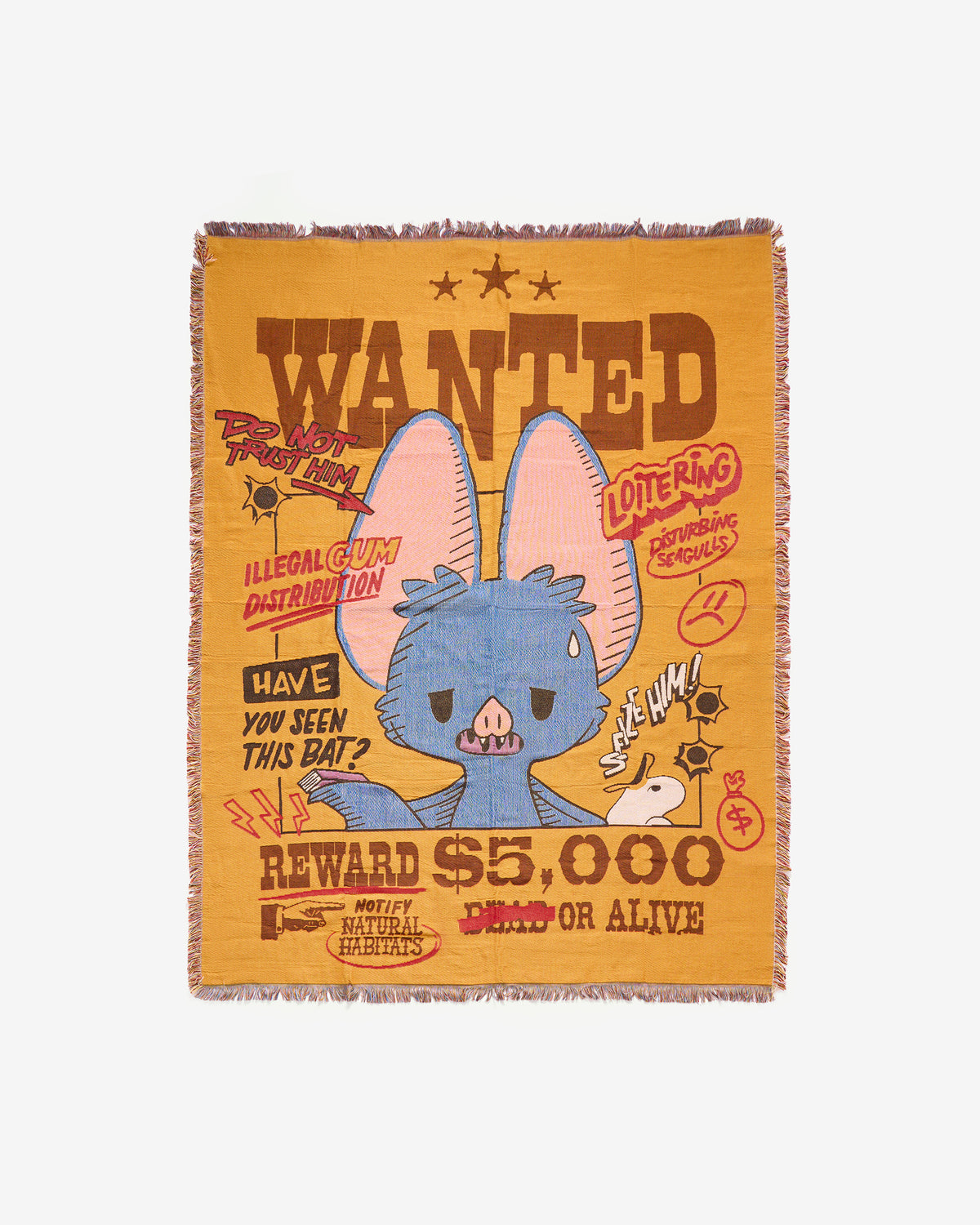 Baby Batrick Blanket (60" x 80")