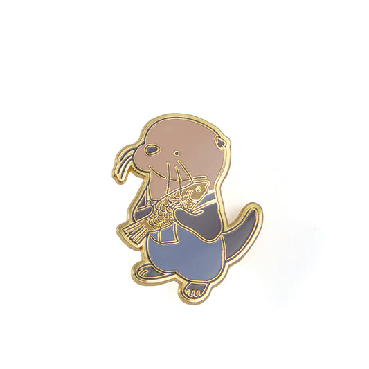 Kevin & Fish Enamel Pin