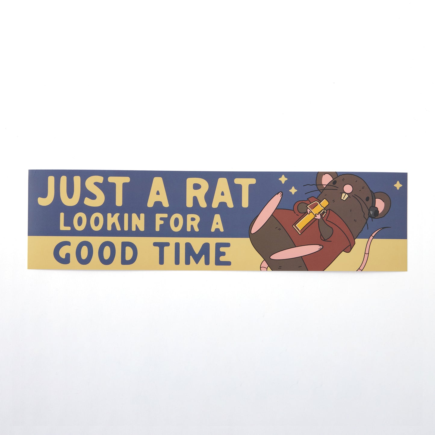GPS Rat Bumper Sticker GWP