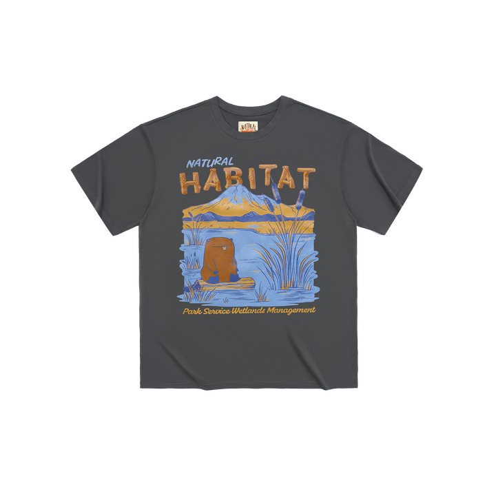 Wetlands Management Charcoal T-shirt