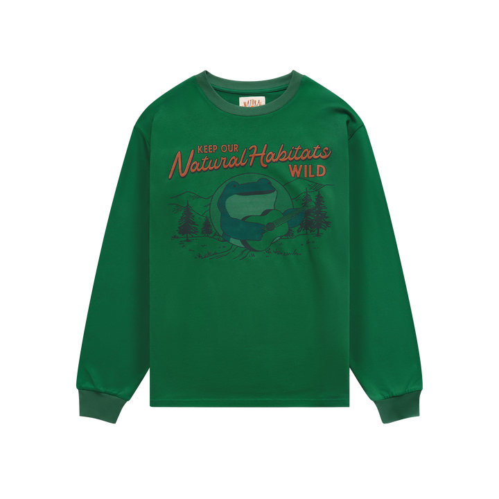 Keep our Habitat Wild Green Crewneck Tee
