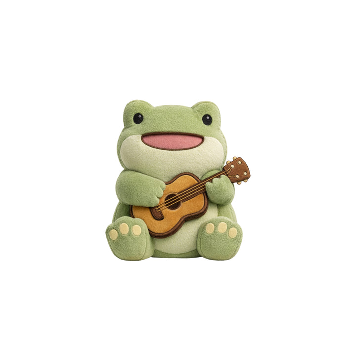Wood Frog Green Plush