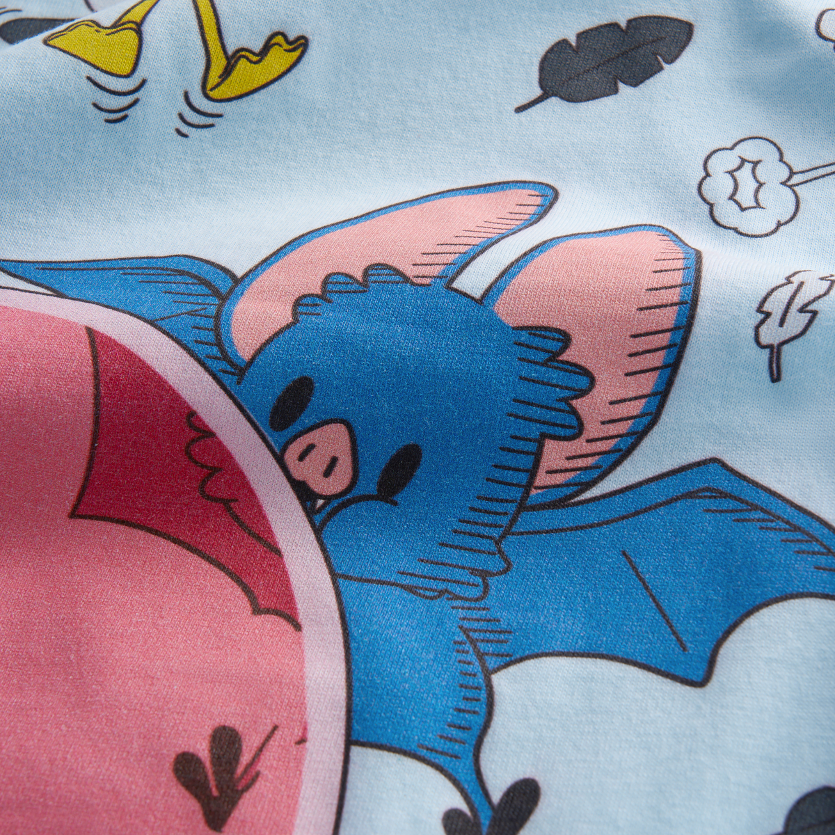 Baby Batrick T-Shirt - Light Blue